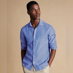 Charles Tyrwhitt Pure Linen Shirt
